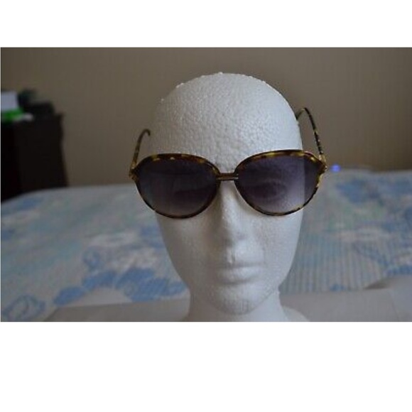 YSL Yves Saint Laurent VINTAGE Tortoise Shell Sunglasses Havana Stunning main image 7